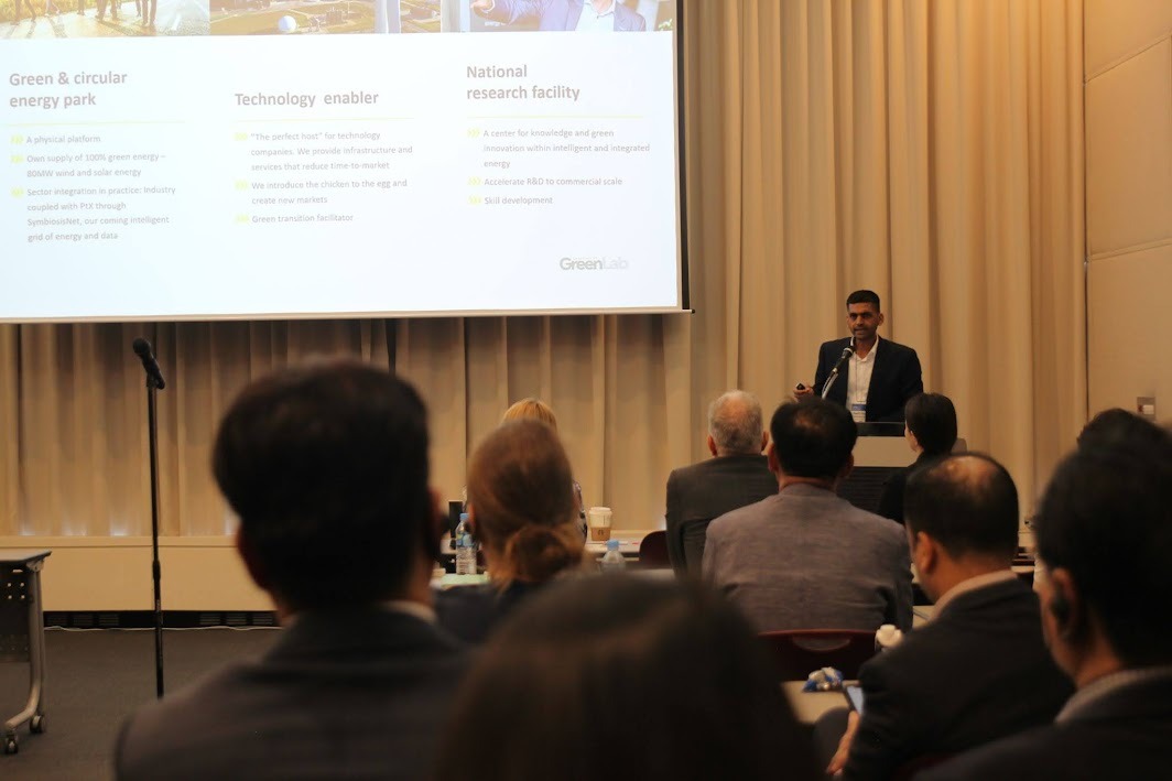 Kapil Goyal at work with his Danish colleagues